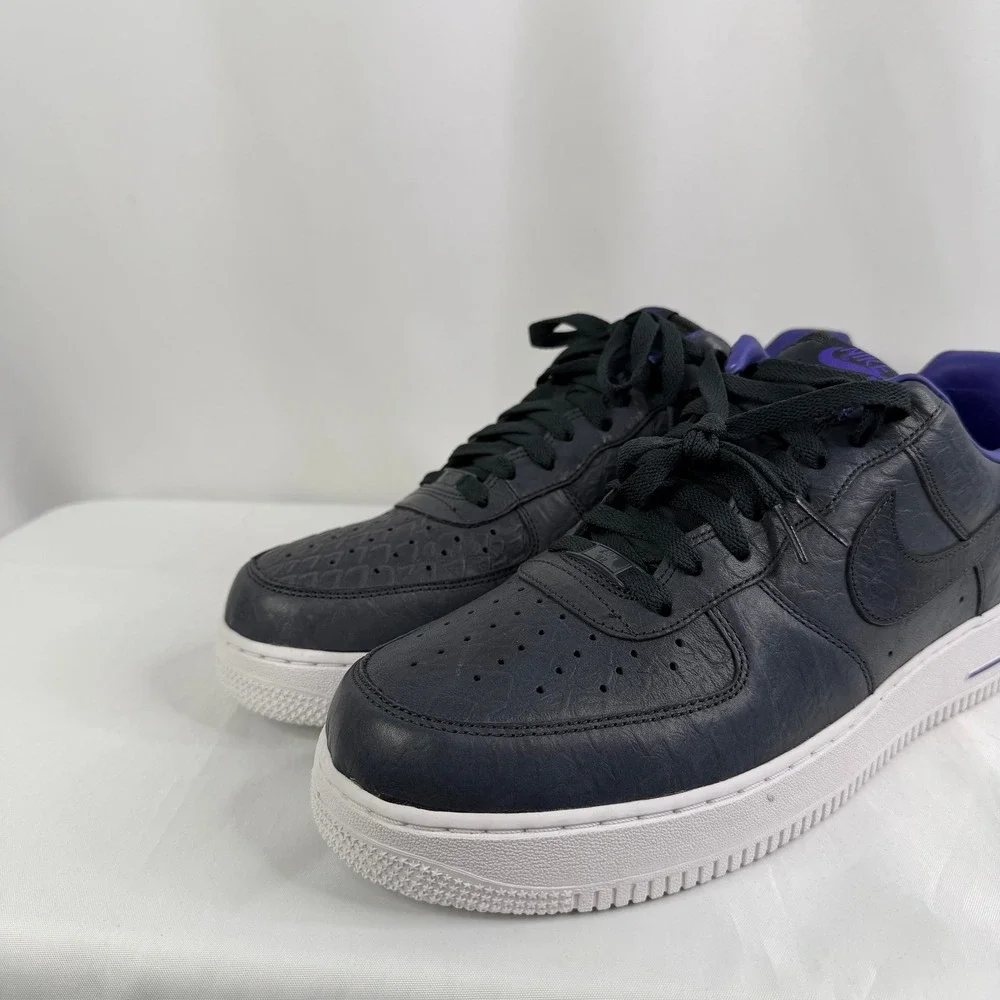 Nike Air Force 1‎ Low Premium Anthracite Court Purple 318775-021 Mens 12